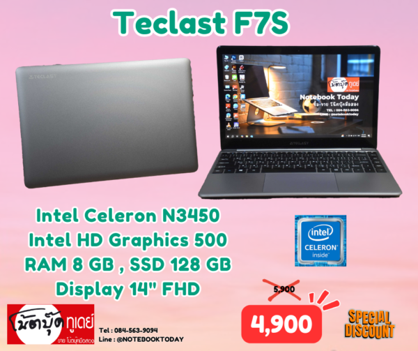 Teclast F7S Celeron N3450 SSD128GB จอ14นิ้วFHD
